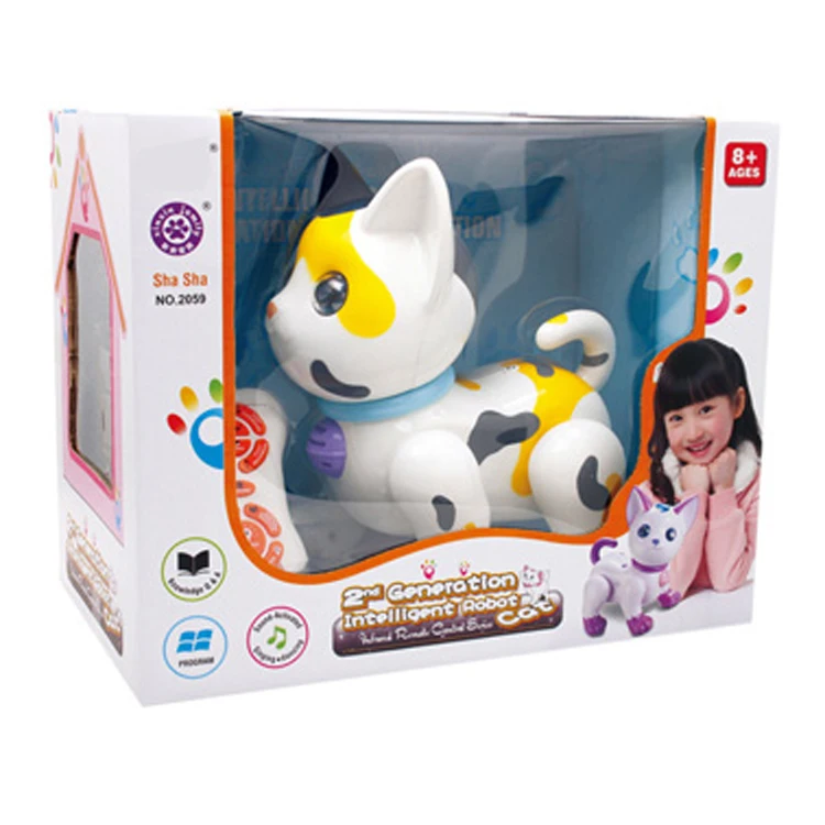 Kids Intelligent Cute RC Robot Toy Cat With Voice Activated