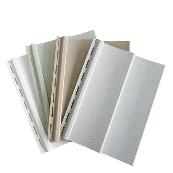 Wooden Grain PVC Vinyl Siding Panel for Prefab House