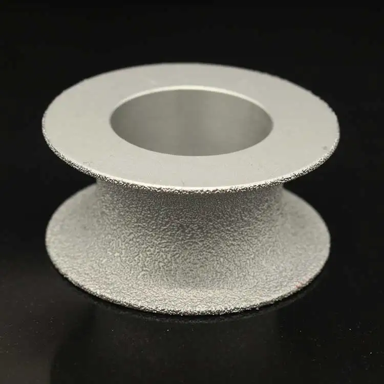 Vacuum Brazed Diamond Hand Profile Wheel Router Bit Profiling Wheel Edge Grinding Cutting Bit for Granit Marble Coarse