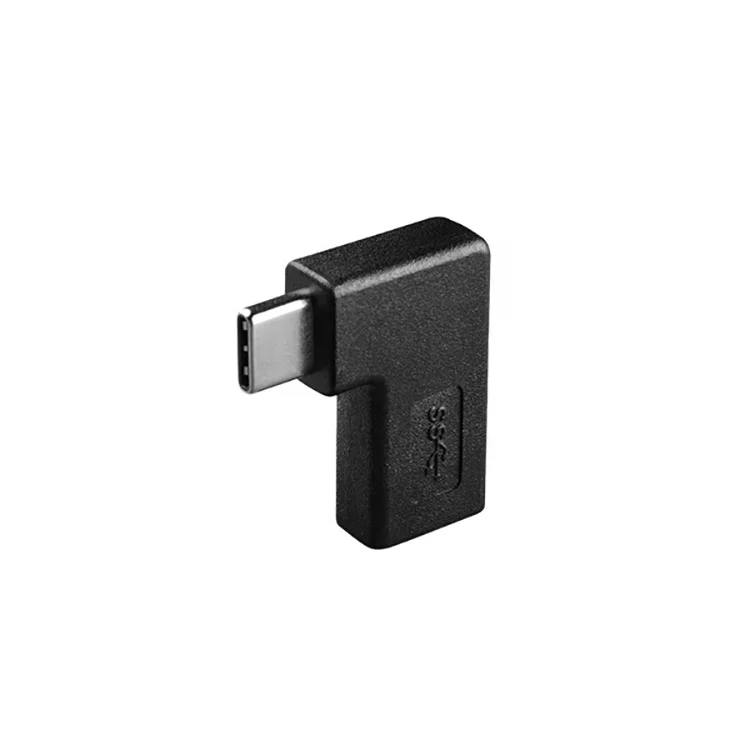 Compre 90 Grados Ángulo Recto Tipo C Macho A USB 3.0 Convertidor