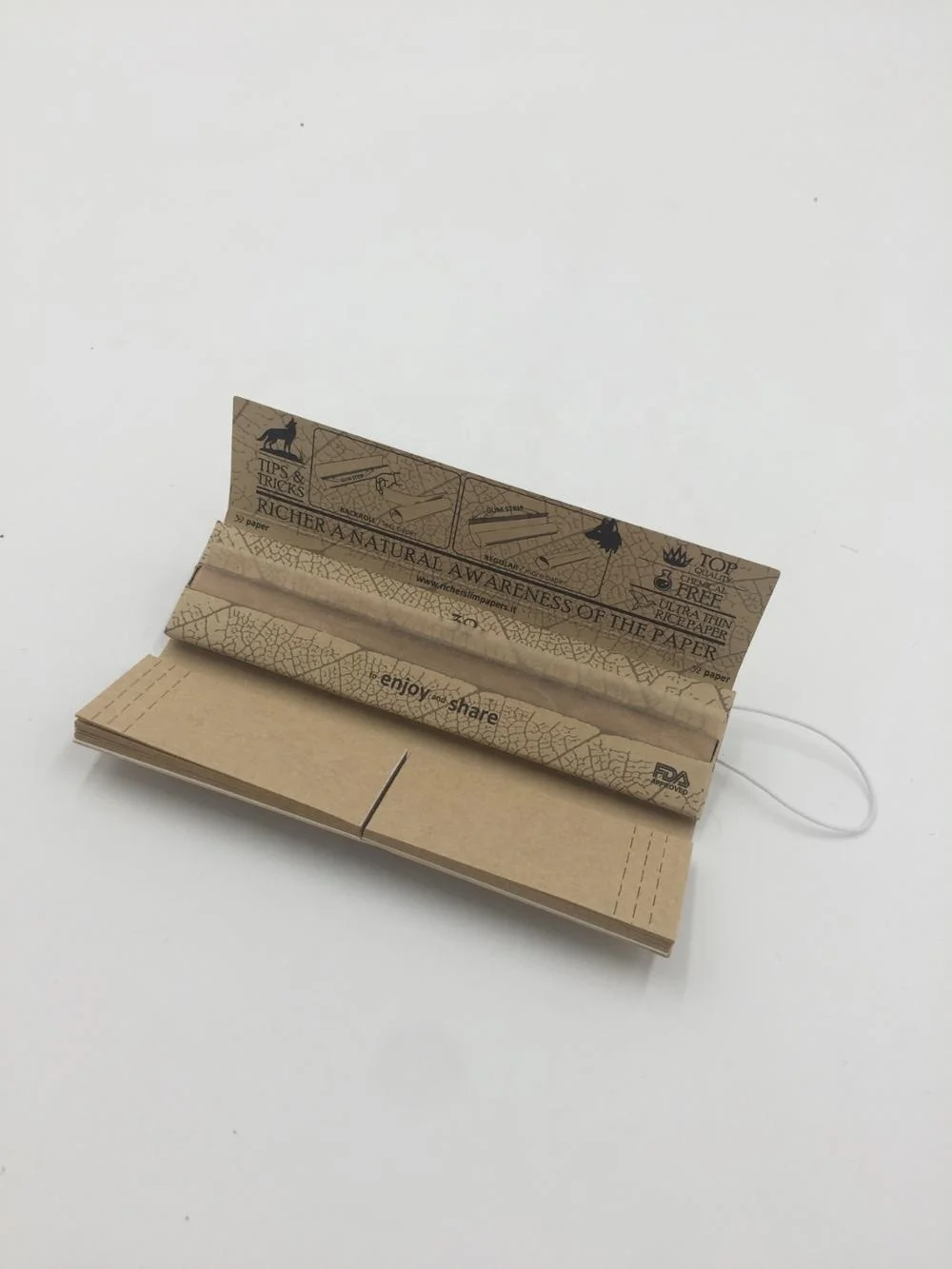 Новая стильная индивидуальная бумага для сигарет king slim size с наконечниками фильтра