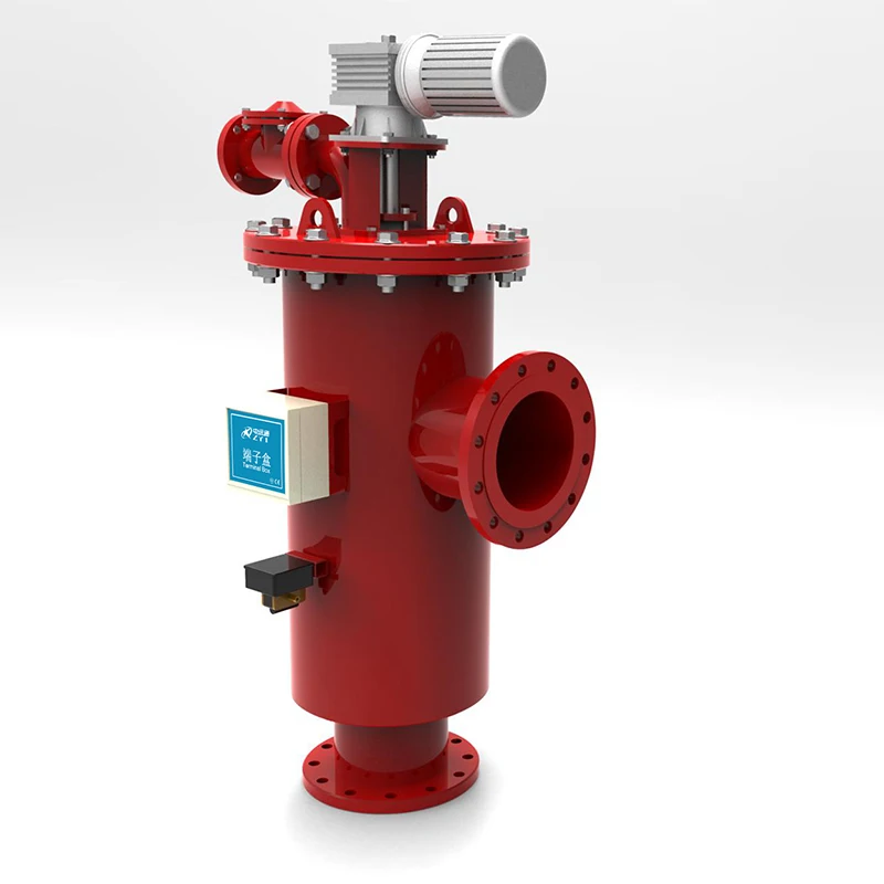 AIGER Farm Machinery Vertical Motor Drive Self Cleaning Water Filter