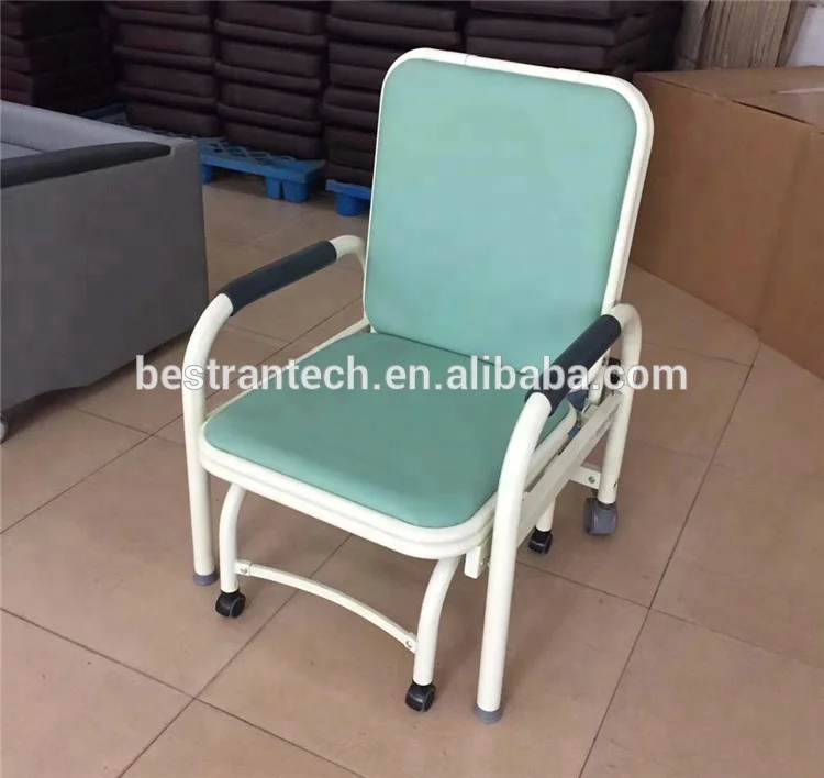 BTCN001 CE Approved medical recliner chair bed leather folding