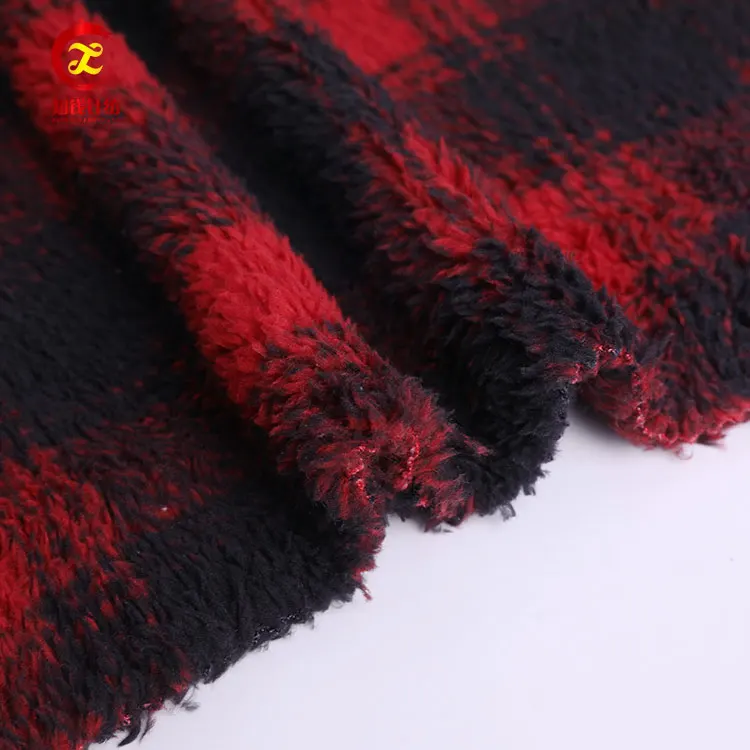 Двустороннее Флисовое одеяло tela с принтом sherpa для ткани