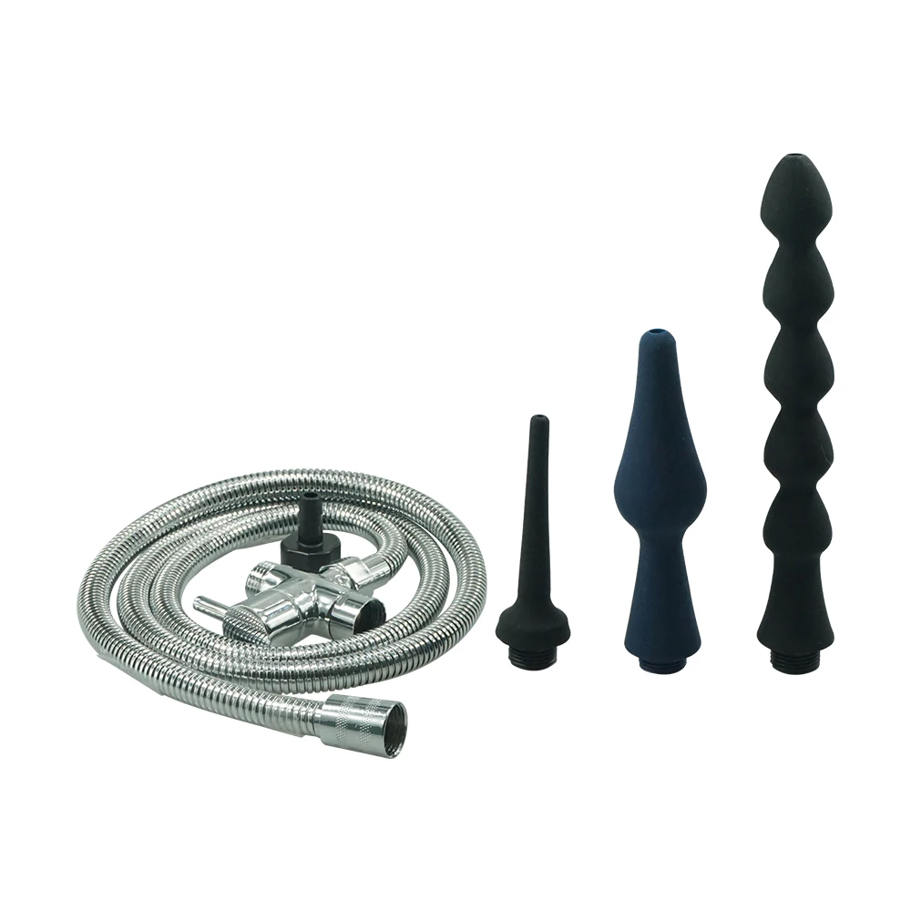Silicone Enema Set - Douche System for Anal & Vaginal Cleansing