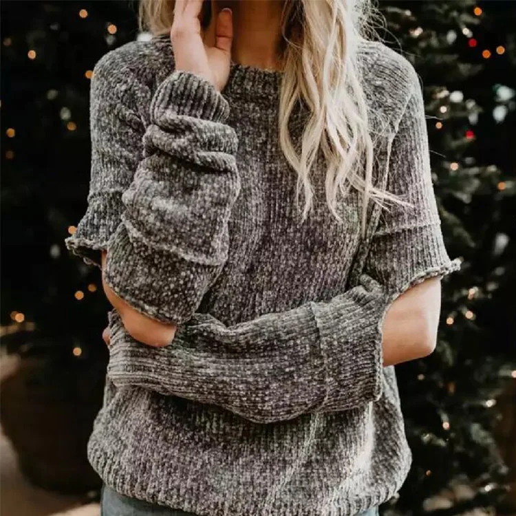 Hot Sale Grey Chenille Sweater Hole Pullover Sweater Buy Grey Chenille Sweater Hole Pullover Sweater New Arrival Greyhot Sale Grey Chenille Sweater Hole Pullover Sweater Product On Alibaba Com