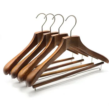 Extra long wide fashion oversized garment laundry trouser wooden cloth clothes coat large hangers