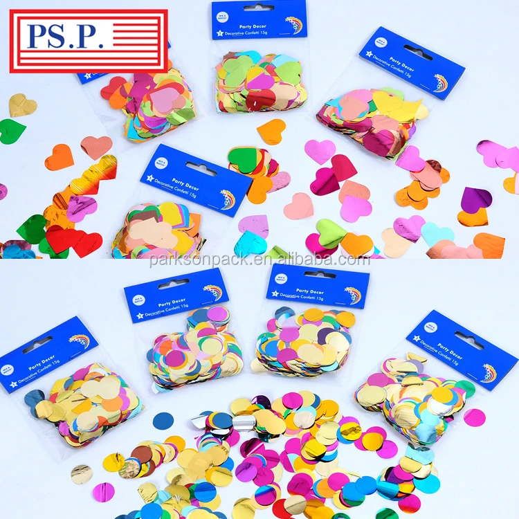 
 Оптовая продажа, недорогие конфетти из металлической фольги для свадебного украшения  