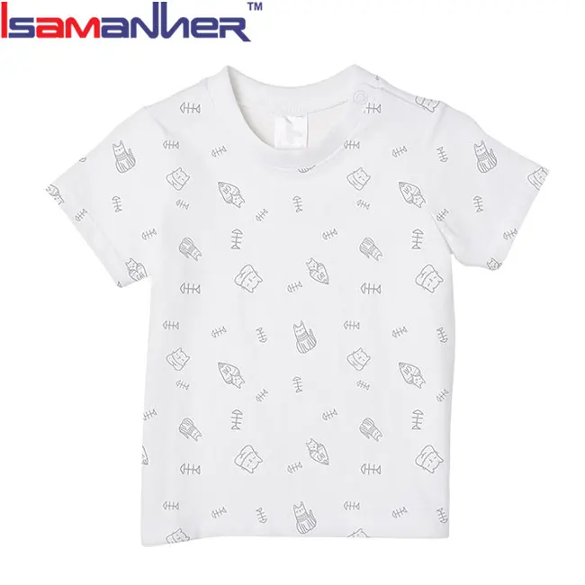 Простые детские рубашки из 100% органического хлопка оптом