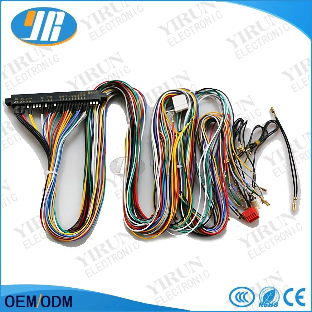 Аркадная игра провод с 28 контактами 5 6 кнопками провода для аркадной игровой машины печатной