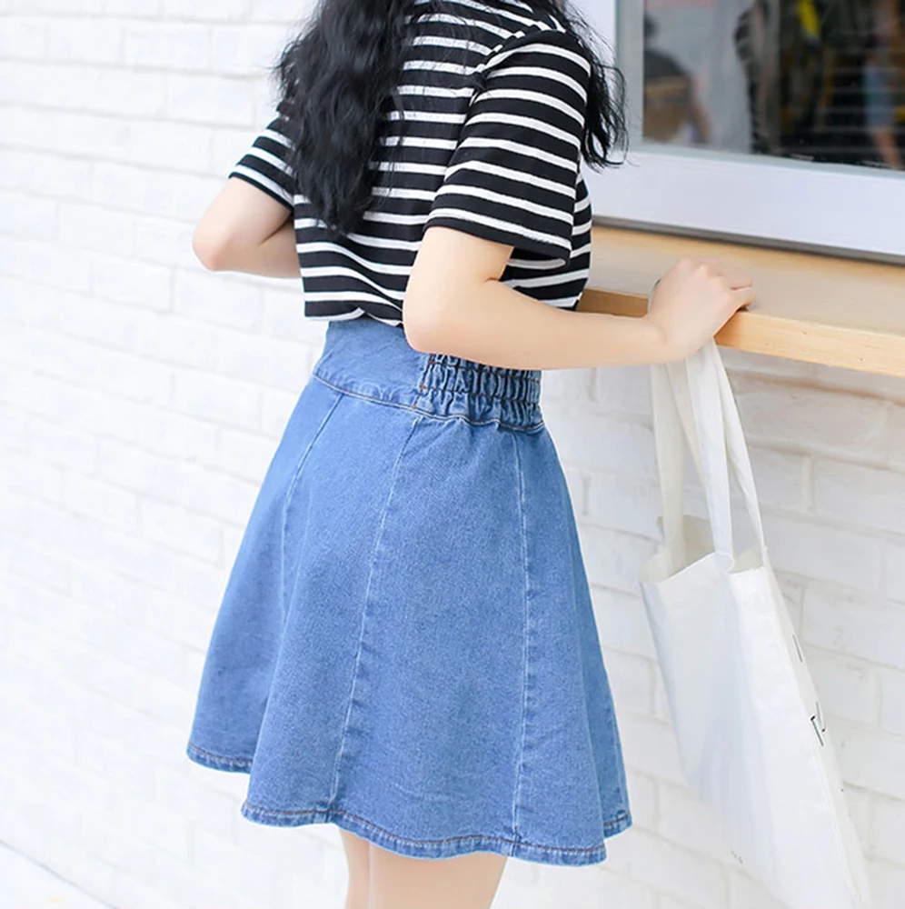 2018 Fashion Lady Jeans Skirt Latest Denim Skirt