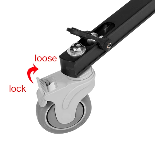 E-IMAGE EI-7005 алюминиевый сверхмощный штатив Dolly