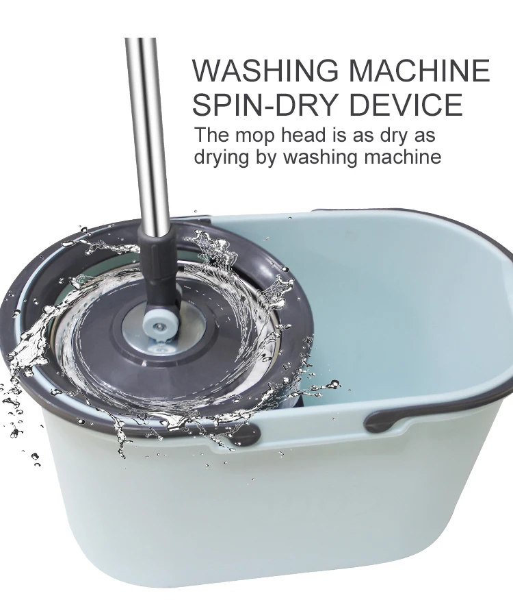 Upgraded Stainless Steel Deluxe 360 Spin Mops Bucket Buy Mop Bucket