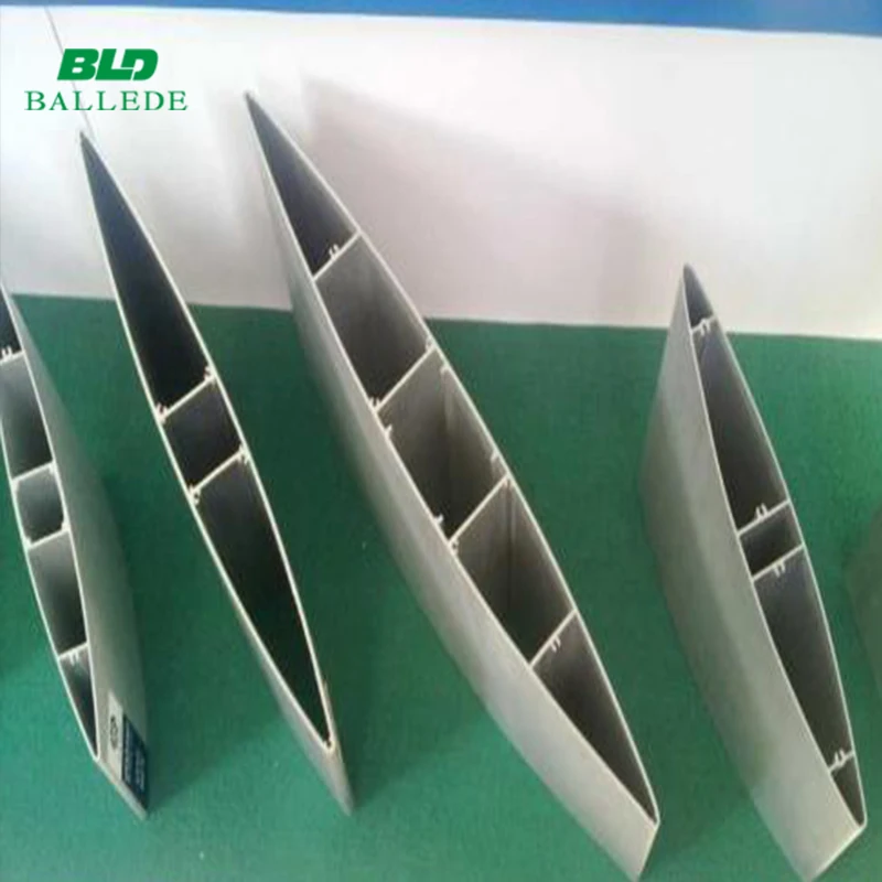 Custom Architectural Used Powder Coated Aluminum Profile Elliptical Louver Blades