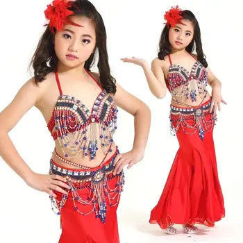 New Belly Dance Costumes Girls Kids Oriental Dance Costumes Sexy Indian Dress Children