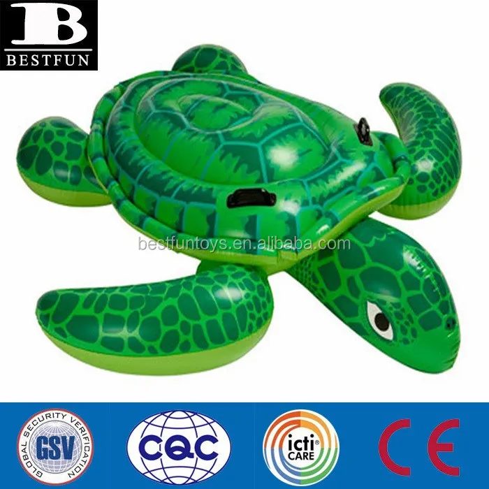 Inflatable Turtle Swimming Pool Floating Rider Pool Water Bed