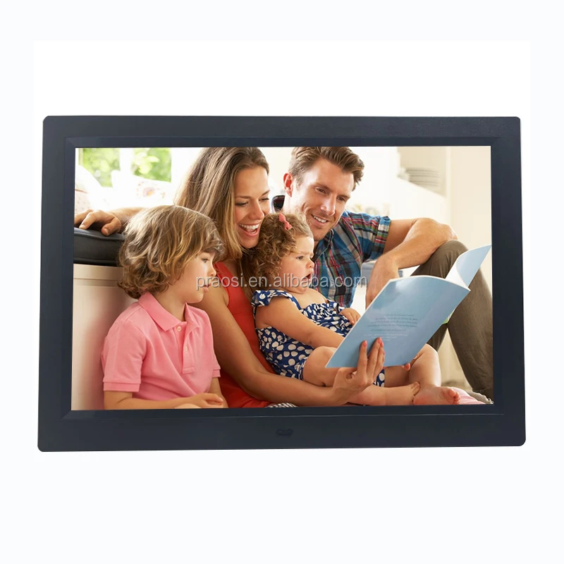 2018 12 Inch Digital Photo Frame with Weather Station Bf Video Player