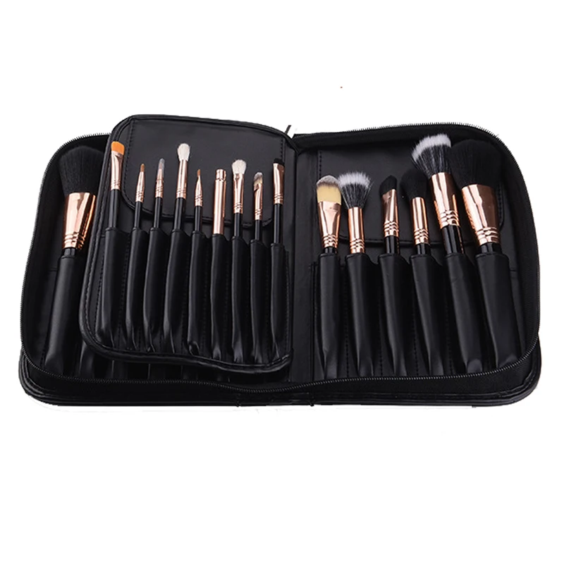 Набор кистей для макияжа, набор профессиональных косметических кистей для макияжа, набор мягких/удобных инструментов для макияжа с сумкой из ПУ, 29 шт.