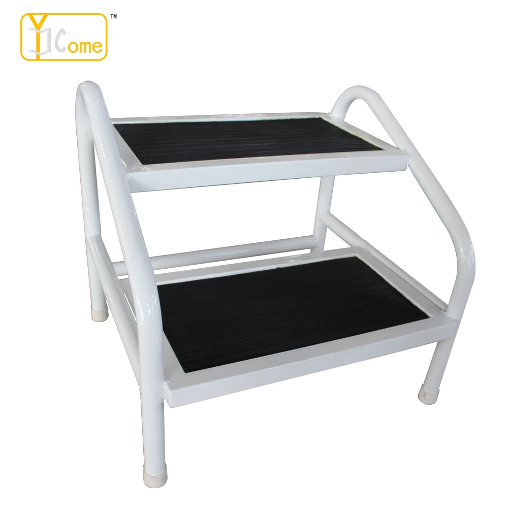 Стул YKL002-1 304 из нержавеющей стали с двумя ступеньками/Высококачественный стул резиновым верхом