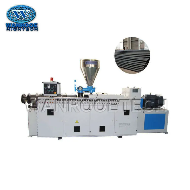 Twin Screw Extrusion PVC Extruder of PVC Pipe Recycling Line