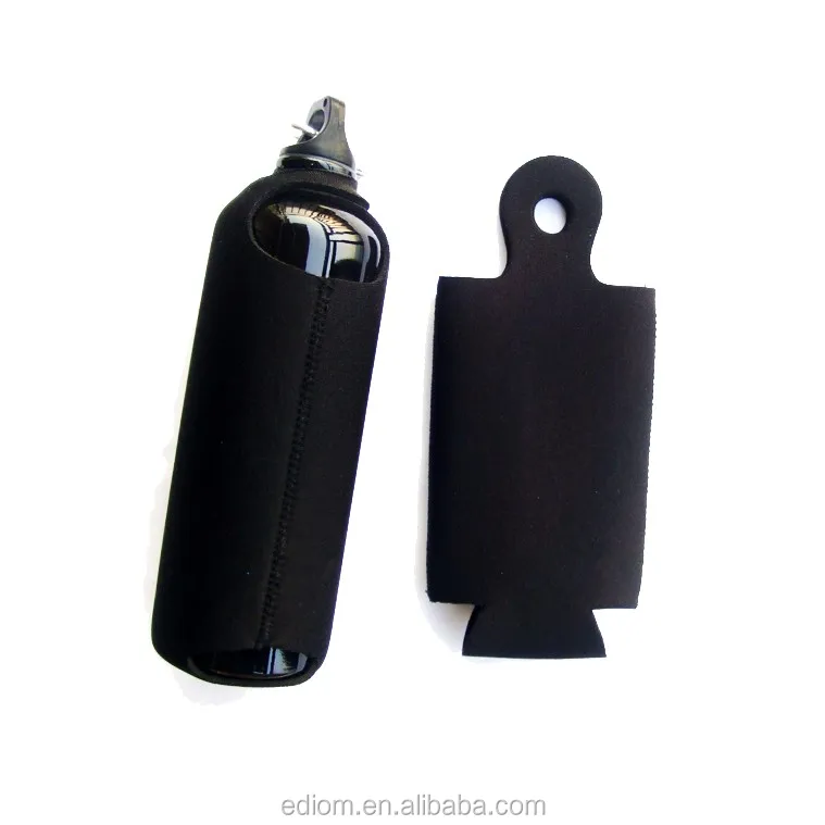 Черный Неопреновый изолированный охладитель для пивных банок