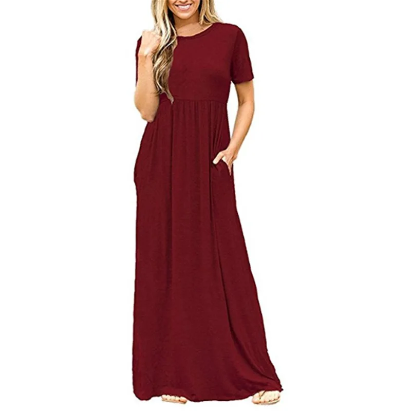 Vestidos Largos Informales De Algodón Para Mujer,Novedad De Verano De 2018  - Buy Vestidos De Mujer,Vestidos De Verano Para Mujer,Vestidos Largos De  Verano Para Mujer Product on Alibaba.com