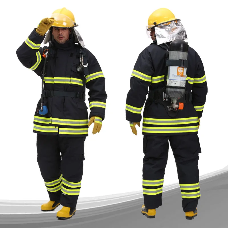 Ce Certificate Fire Fighter Suit En 469 New Clothing Blue Costume ...