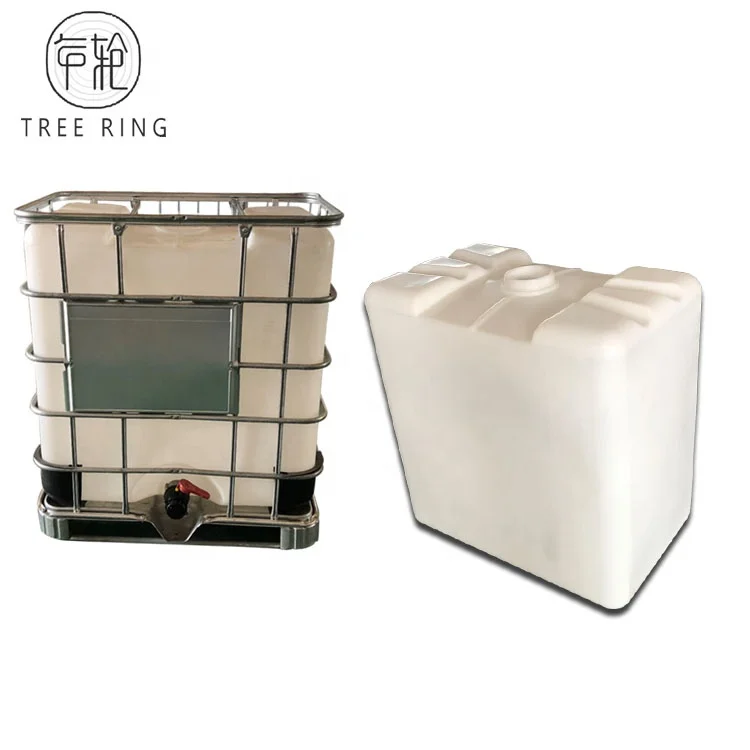 500L Rectanuglar IBC Type Rotomolding Poly Trolley Water Tote tank with Steel Cage