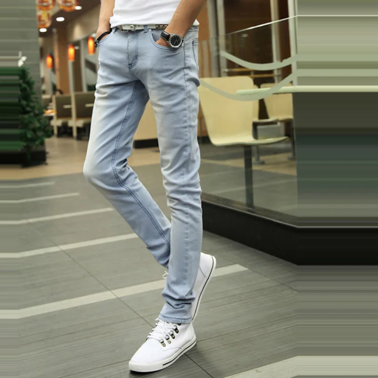 mens jeans with skinny ankles