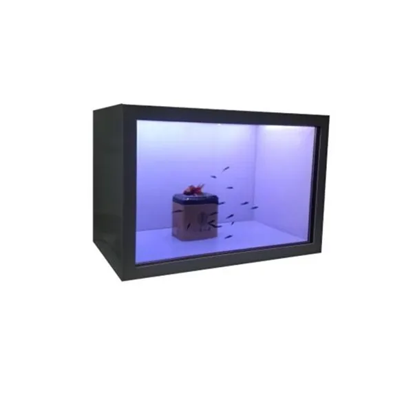 Advertising Equipment Interactive Lcd Display Transparent Lcd Display Box