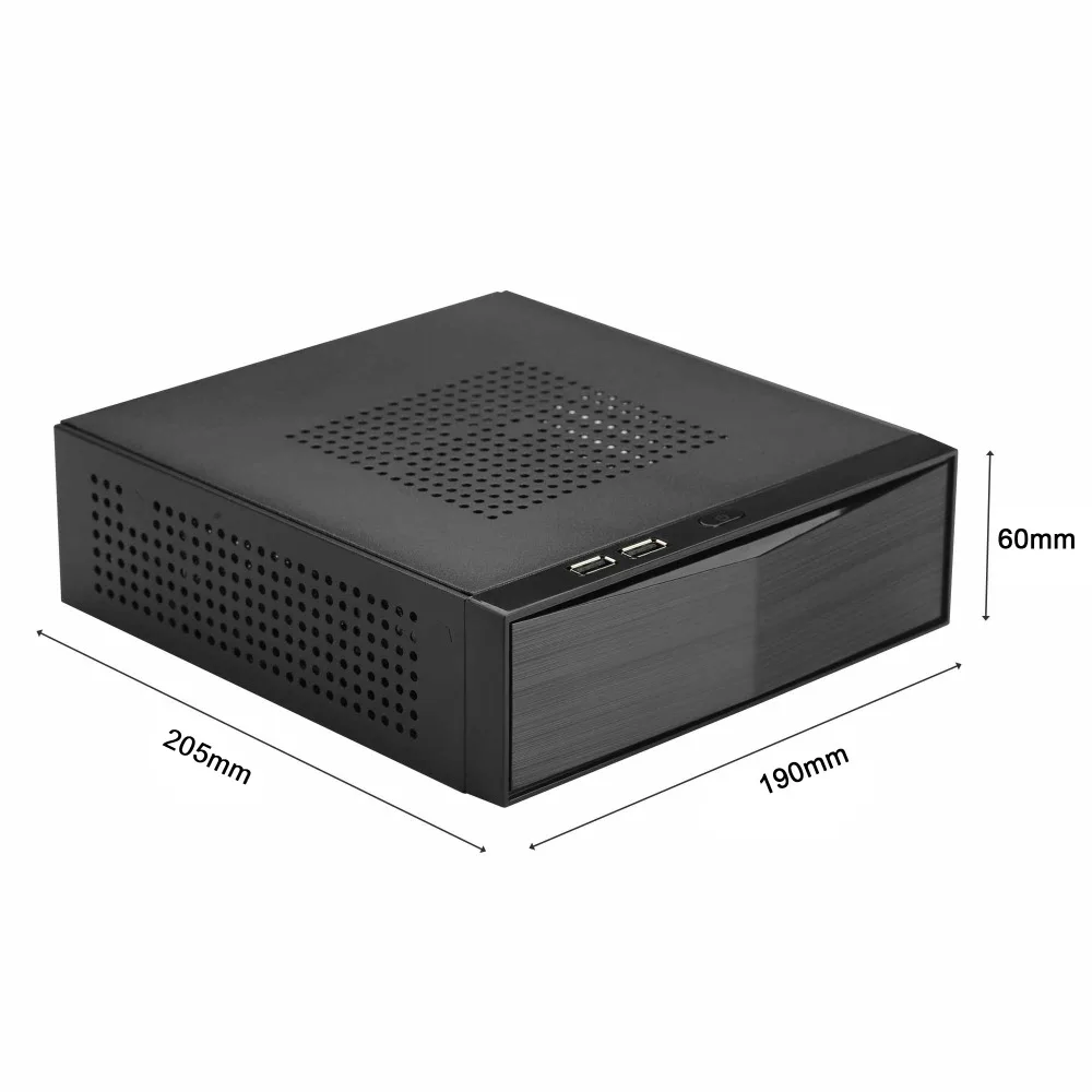 RGeek C01 SECC  Mini ITX PC Case External Power Supply Computer Case Panel Computer Case OEM