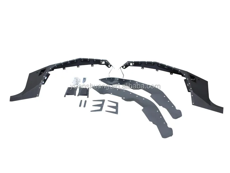 Стальная дробилка на 4 двери для внедорожников, фланцевые накладки для крыльев с гвоздями для Jeep Wrangler JK 2007 + автомобильные аксессуары