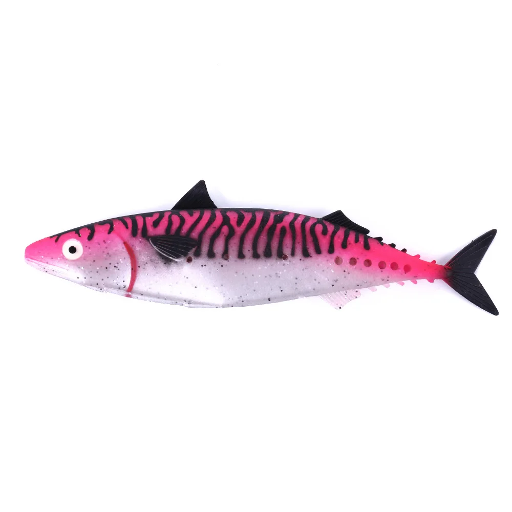 soft fishing lure hollow mackerel fish