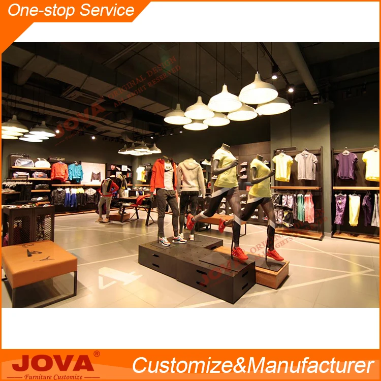 sports clothing store display ideas