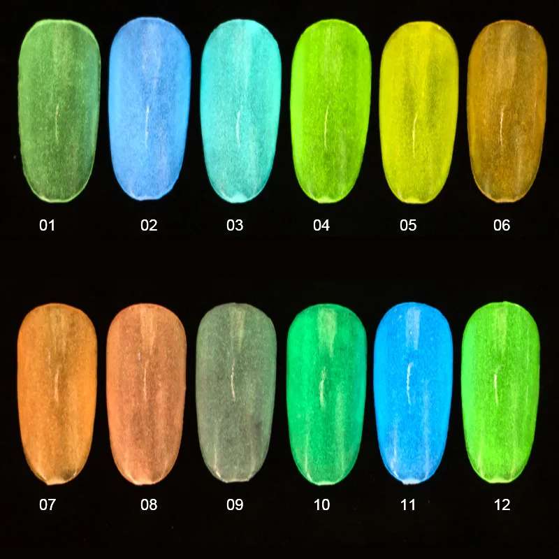 3 in 1 Glow in Dark Acrylic Powder Luminous Nail Dipping Powder