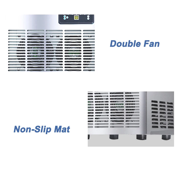 
 Коммерческая машина для производства кубического льда со светодиодными лампами для Шри-Ланки на продажу  