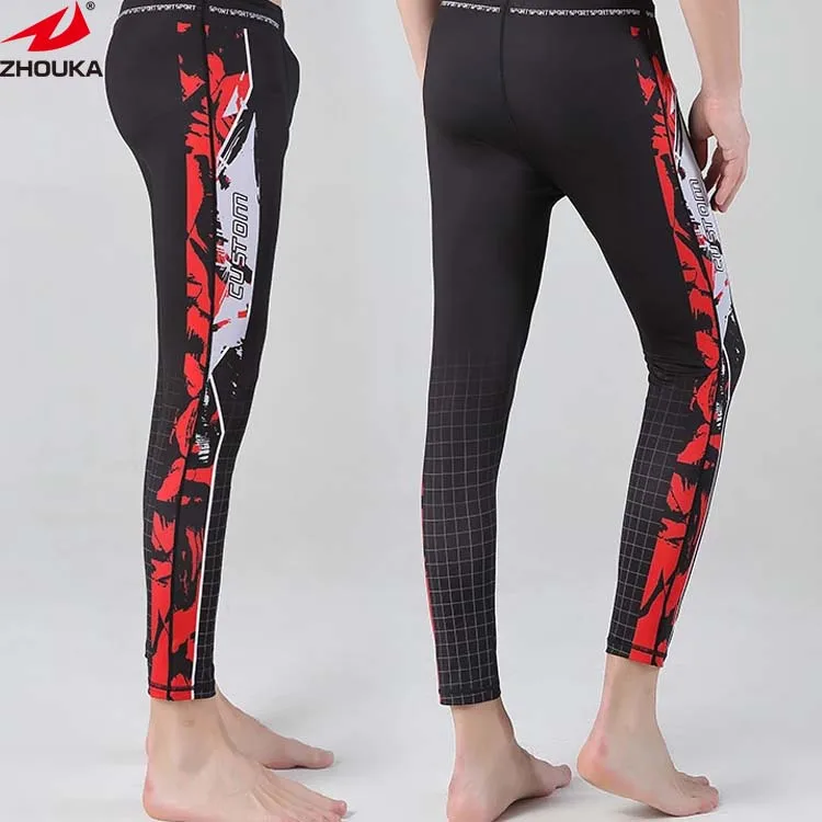 red compression pants youth
