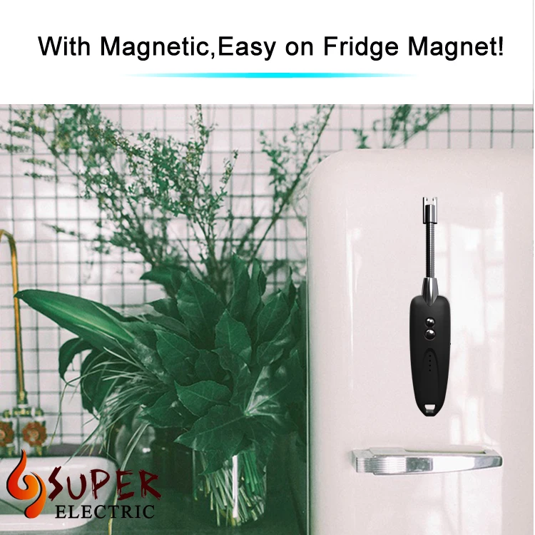 Новый дизайн plamas дуги USB кухонная зажигалка с холодильник магнит на многофункциональный для приготовления лампы в форме свечи гриль стилизованные под языки