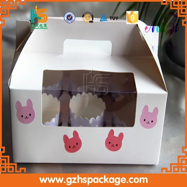 Торт коробки Матовая ламинация печати бумажные коробки складные коробки, оптовые кексы и сладости упаковку печати