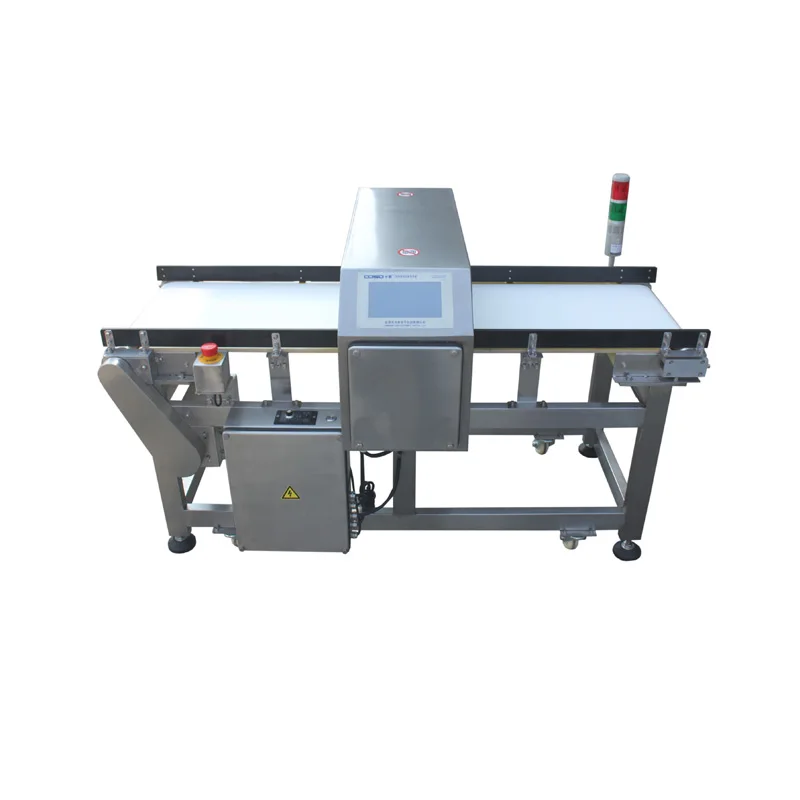 COSO Touch Screen Metal Detector for Wood Chipper with Conveyor Belt
