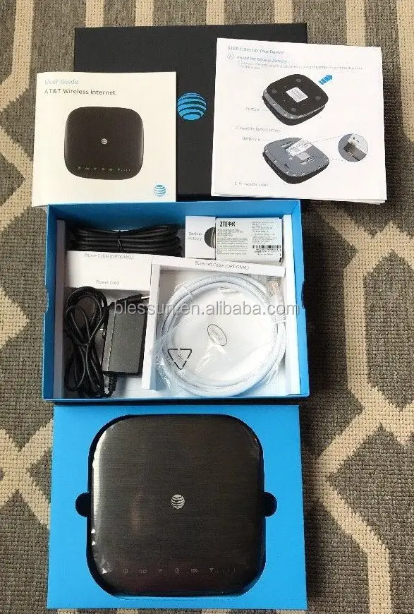 ZTE MF279 AT&T LTE Wireless Router with Home Phone, 150Mbps Speed