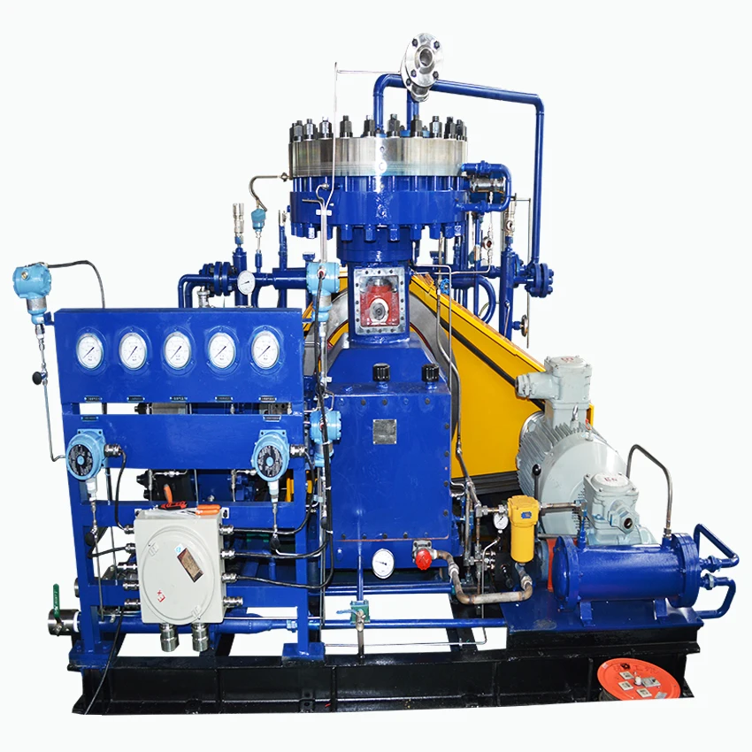 High Purity Oxygen Diaphragm Compressor Air Cooled with Oil-Free Motor and AC Power Core Components Including Bearing
