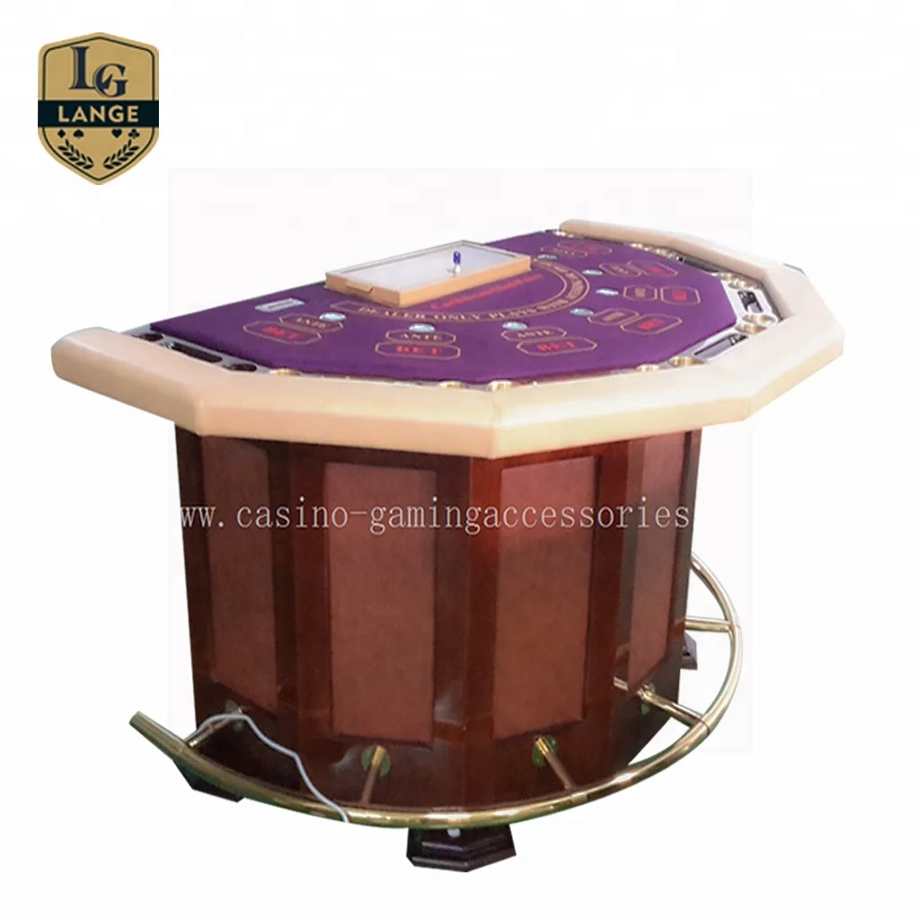 豪华半圆迷你二十一点加勒比海扑克桌百家乐桌游戏桌