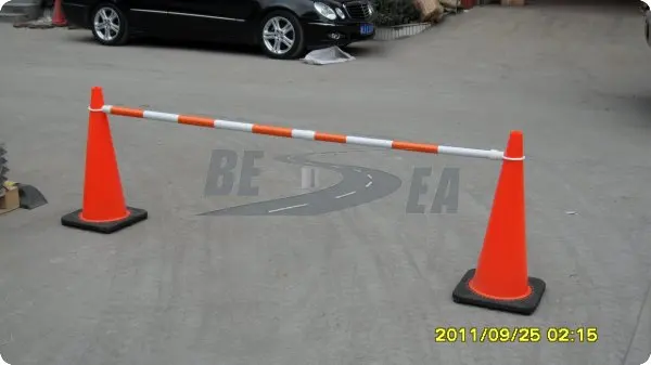 ABS Plastic Retractable Traffic Cone Bar