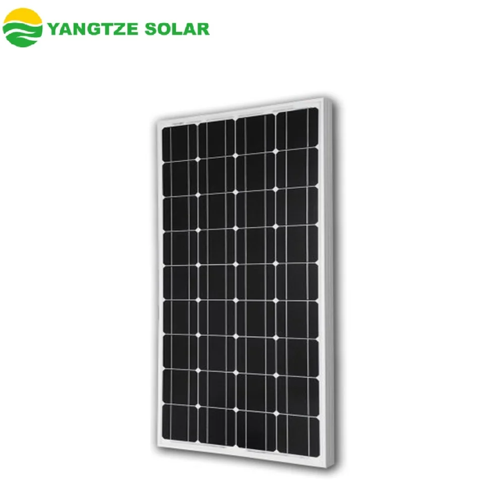 18V / 36cells photovoltaic panels 100w mono solar panel