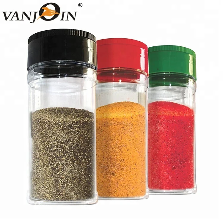 Empty Plastic Spice Bottles For Storing Barbecue Seasoning Salt