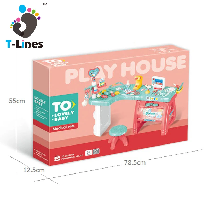 Развивающий операционный стол, набор докторов, игрушка для ролевых игр для детей