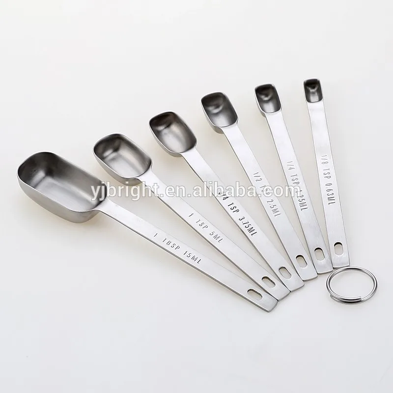 Square Six-Piece Stainless Steel Measuring Spoon Bl12288 - China Measuring  Spoon and Measuring Square Spoon price