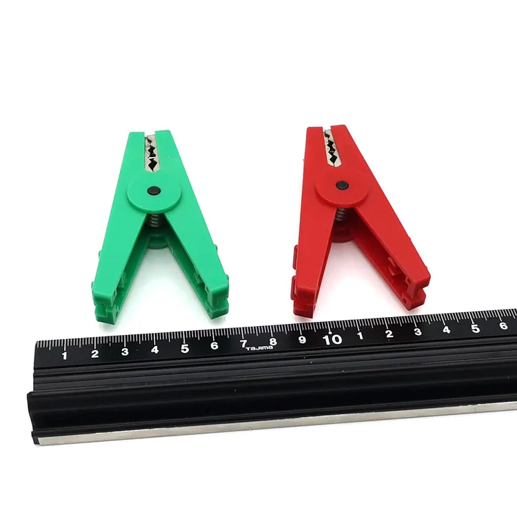 Sizes Plastic Alligator Clip With Protective Vinyl Insulator for Electronic Instrument Battery Clip