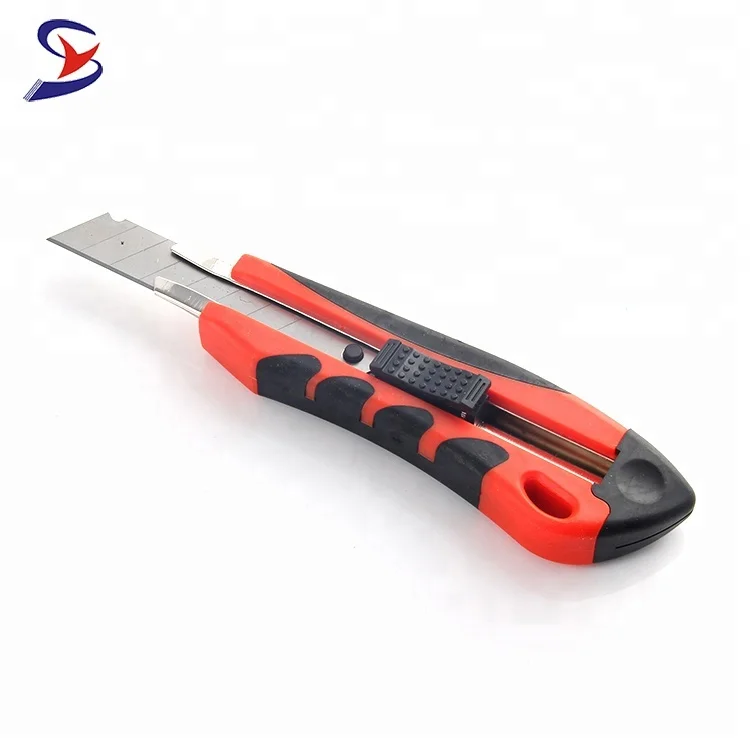 Safety Paper Cutter Knife With Plastic Handle